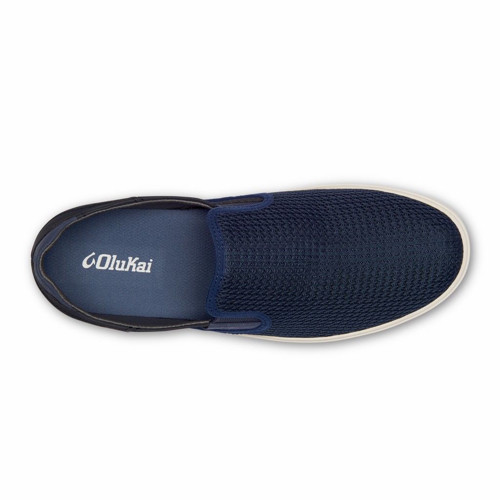 Olukai Men's Lae ahi Slip On Shoe - Blue Depth US783-294